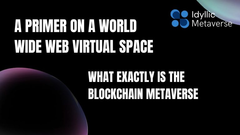 What exactly is the blockchain metaverse? A primer on a world wide web virtual space.