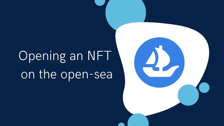 Opening an NFT on the open-sea